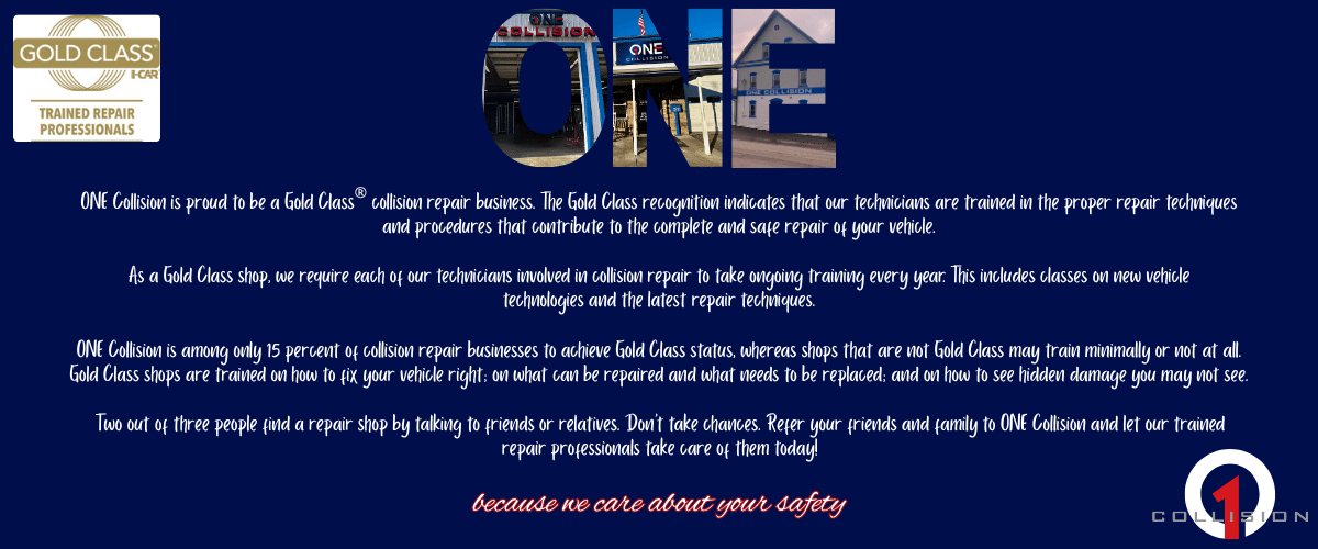 I-CAR Gold Class Banner